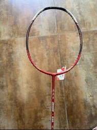 李寧 N90 N90 羽球拍 耐打輕量化 易攜進攻型(拍頭重桿硬)高等級 4UG5黑紅色