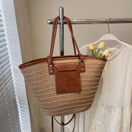 Luxury Designer Straw Beach Bag Large Capacity Beach Shoulder Bag For Women Summer Raffia Handbag Sh