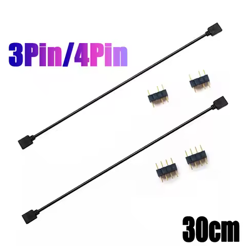 Motherboard RGB SYNC Splitter 12V 4Pin 5V 3Pin RGB/ARGB SYNC HUB Transfer Extension Cable PC Case Ac