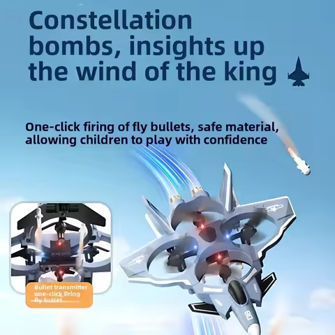 American Fast Delivery, Children's New Remote Control F35 Fighter Jet WithCamera, Capable Of Launchi