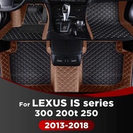 RHD For LEXUS IS series 300 200t 250 2013-2018 17 16 15 14 Car Floor Mats Custom Auto Foot Pads Carp