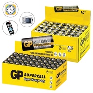 GP Supercell Heavy Duty Battery AA & AAA (1Box - 40Pcs) / Bateri GP AA & AAA (1Kotak - 40Biji) - 100
