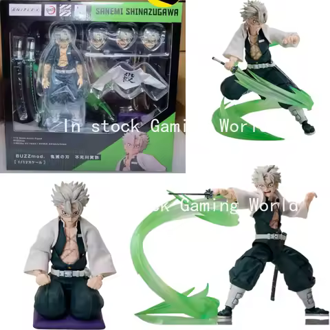 100% In Stock Original Aniplex BuzzMod Demon Slayer Kimetsu no Yaiba Sanemi Shinazugawa 1/12 Anime C