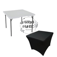 Table Cloth Spandex Table Cloth Stretchable Cloth Square Table Cloth Occassion Catering Banquet