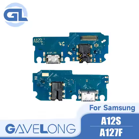 GAVELONG Main Mother Board Flex Charging Port Board for Samsung A12S