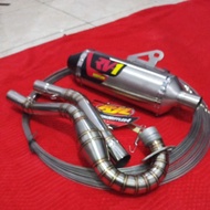 1 set exhaust Rv-1 stainless 38mm pipe for xr 200/xr 150 wr 155 klx 150 crf 150 xtz 125