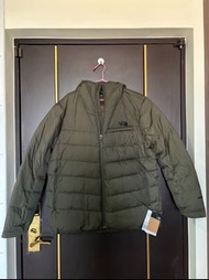 The North Face 北臉男款 綠色羽絨外套 美規XL(亞規2XL) / 全新吊牌未剪