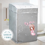 Beautiful Top Open Cover Washing Machine Cover Pulsator Waterproof Sunscreen Dustproof Automatic Washing Machine Cover 10kg Universal 4418