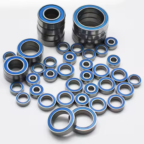 10 pcs Rubber Sealed Miniature Ball Bearings 2x6x3 5x10x4 5x10x4 5x11x4 6x12x4 12x18x4mm Bearing Kit