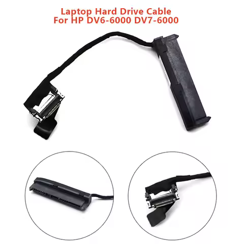 HDD Cable For HP Pavilion DV6-6000 DV7-6000 DV7T-6000 SATA Hard Drive HDD Connector Flex Cable 6017B