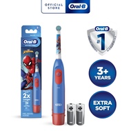 Oral-B Kids Electric Toothbrush Spiderman 3+ Battery-Powered