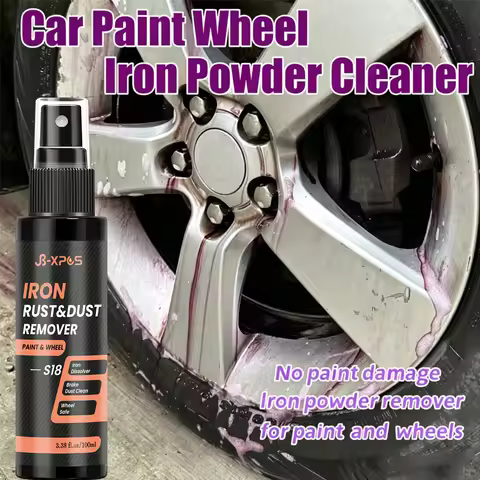 JB‑XPOS Iron Rust&Dust Remover Spray Iron Dissolver Brake Dust Clean Wheel Safe Paint Rim Care YT020