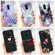 For Samsung Galaxy J8 2018 J810F J810G J810Y On8 SM-J810 Beautiful Flower Butterfly Pattern Candy Color Soft Silicone Case