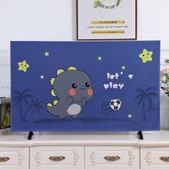 Cartoon Fabric TV Cover Dust Cover Hanging LCD 55 inch 50 Curved Cover 65 E卡通布艺电视机罩防尘罩挂式液晶55英寸50曲面盖巾65欧式电视机套 DS232