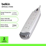 Belkin F9H410sa2M Home Series 4-Socket Surge Protector - [SINGLE x 1unit]  [TWIN  x 2units]