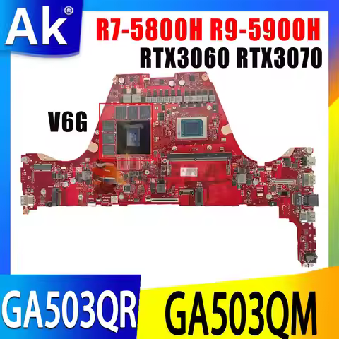 For ASUS HighPerformance Mainboard GA503QS Laptop Motherboard GA503QM GA503QR CPU i3 i5 i7 RTX 3060