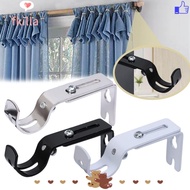 FKILLA 1pc Curtain Rod Holder, Adjustable Hardware Curtain Rod Brackets,  Hanger for 1 Inch Rod Home Metal Window Curtain Rod Support for Wall