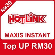 Hotlink Maxis Reload Directly Topup RM 30/Pin RM 30