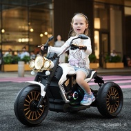 Children's Motorcycle Electric Car Tricycle Can Sit Adult Boy Double Large Toy Car Baby Girl Stroller