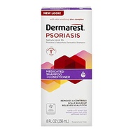 Dermarest Psoriasis Medicated Shampoo plus Conditioner, with 3% Salicylic Acid &amp; skin soothing zinc complex,8-Ounces |