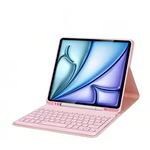 For iPad Air 11 2026 Keyboard Case Detachable Wireless Keyboard with Pencil Holder Folio Stand Cover