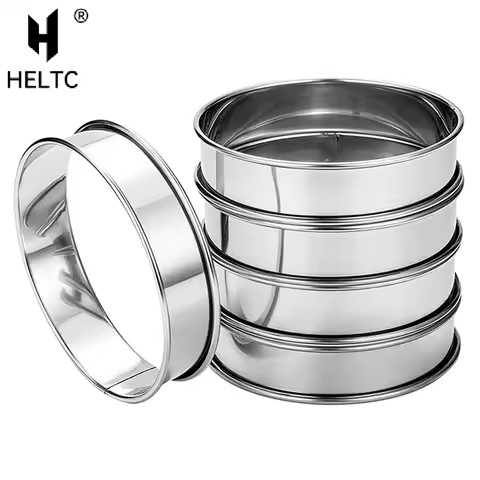 8/9/10CM English Muffin Rings Crumpet Rings Double Rolled Tart Ring Round Stainless Steel Muffin Tar