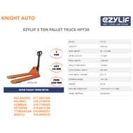 EZYLIF HPT30 PALLET TRUCK 3 TON HAND PALLET