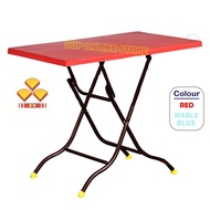 3V Plastic Rectangular Folding Table 2x3 / Study Table / Restaurant Furniture / Meja Lipat / Hawker 