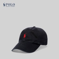 Polo Ralph Lauren หมวกผู้ชาย Cap Hat-Cotton Chino Baseball Cap รุ่น MAPOHGS0J421246 สีดำ