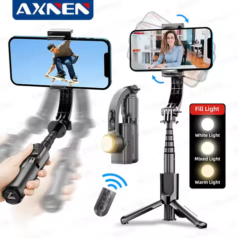 AXNEN L18s Mobile Phone Stabilizer Handheld Gimbal for iPhone Android Smartphone Anti-shake Video Re