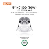NIKKON 5 INCH LED DOWNLIGHT 6000K (Daylight) 10W [K01100]