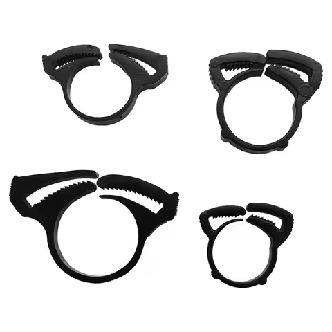 200 Pcs Garden Hose Pipe Connection Fastener DN16 DN17 DN20 DN25 Pipe Fixed Buckles Tightening Clamp