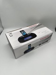 Clock Radio w/ Lightning Dock USB Charge Port and Dual Alarm