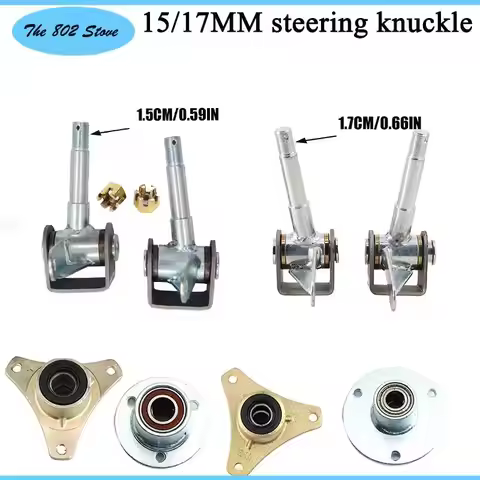 DIY Go Kart Steering For 110cc 168 200F Karting Go Kart Buggy ATV UTV Quad Bike Parts flange