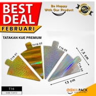 Cake Stand|Cake Board|Triangle Cake Slice Tray|No. 7.5x13cm|Hologram T16/