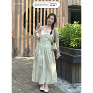 BIGSIZE floral strap dress – 25DD255 - [BU Bigsize ]