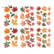 Thanksgiving Fall Leaves Window Clings Thanksgiving Fall Window Stickers for Glass Window Seasonal A