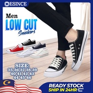 🇲🇾 DESINCE Men Sneakers 35-46 Casual Man Shoes Laced Shoes Solid Color Plus Size Shoe Outdoor Kasut 