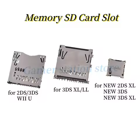 1/5/10PCS Memory SD Card Slot Reader Socket For Nintendo 2DS 3DS 3DS XL LL New 2DS XL New 3DS XL LL 