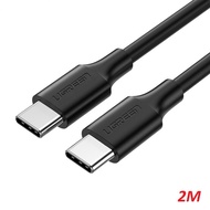 Ugreen 10306 2M black USB type C 2.0 Charging and data transfer cable from computer to phone US286