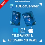 TGBotSender - Automation Software and CRM for Telegram - AutoReply Bot - Telegram Bot - Telegram Mar