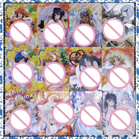 Anime Goddess Story DIY ACG High School DxD Mash Kyrielight Ritsuka Premium Glitter Collectible Card