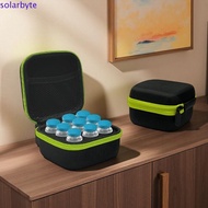 SOLARBYTE 9 Vials Storage Case, 10ML EVA Insulin Organizer, Practical Large Capacity Waterproof Wear
