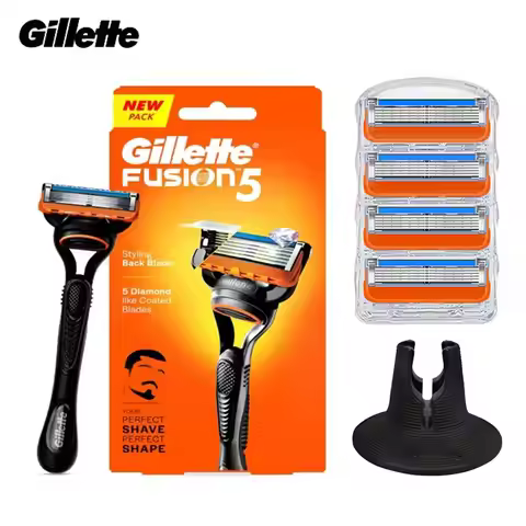 Gillette Fusion 5 Men's Razor with 5-Layer Blades Precision Trimmer Edge Large Lubrication Strip for