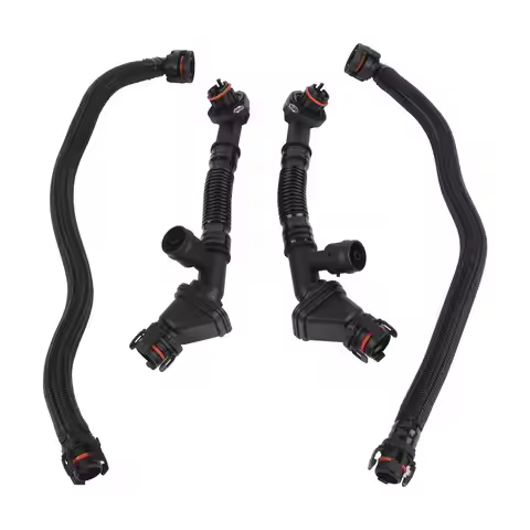 AP03 4PCS Crankcase Vent Breather Hose for BMW 550i 650i 750Li Alpina B7L X5 X6 11157575641 11157575
