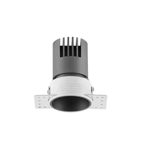 SCON High Quality LED Spotlight Recessed Rimless Downlight 7W 12W COB Ceiling Lamp For Living Room B
