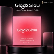 Glad2Glow Perfect Blurring Powder Foundation 8.5g ( 03 CUSTARD) Compact Powder Foundation Blurring M