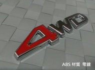 4WD標 四輪驅動 車標 貼標 SUZUKI Jimny SX4 Crossover Grand Vitara JP  