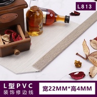 Home Improvement Wall Treatment spc PVC Floor Blank Holding Groove PVC Vinyl Floor Closing Tape L Ty