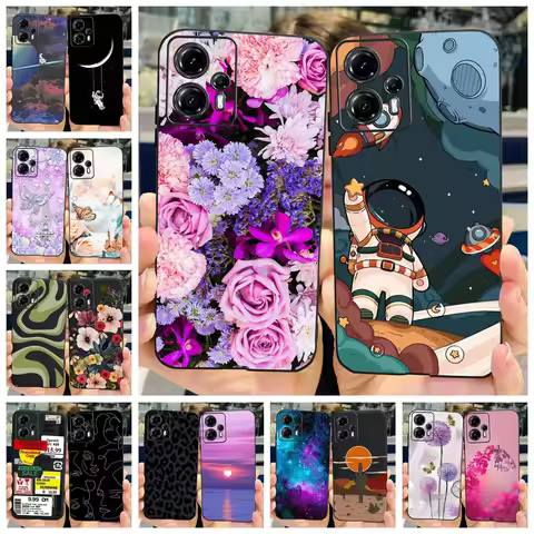 For Motorola Moto G23 Case 2023 New Fashion Flower Cover Silicone Funda For Moto G 23 G 13 Phone Cas